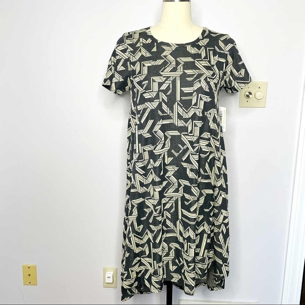 LuLaRoe Geometric Pattern Carly- Small